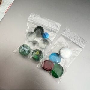⭐️ Bundle of 11 mini multicolored marble balls EUC